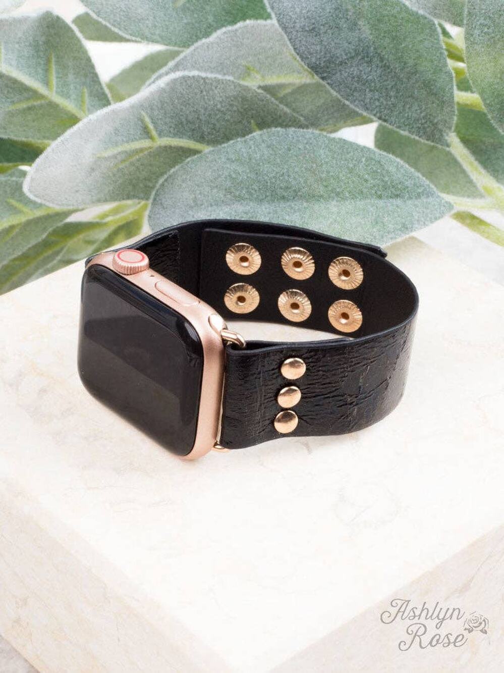 Snake, Rattle, & Roll Faux Leather Smart Watch Band